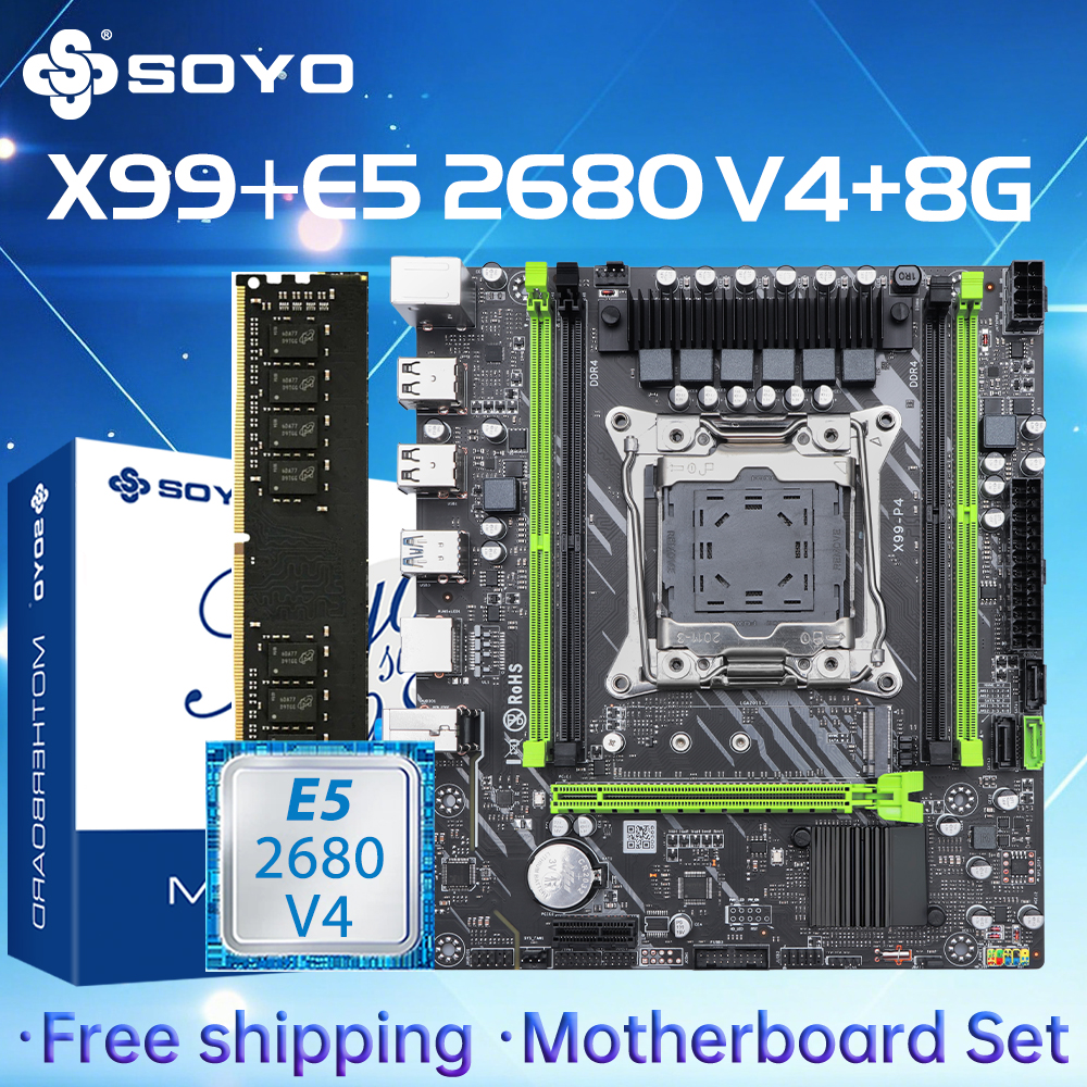 Pc Gaming Omen - SOYO X99 Gaming Motherboard Set with