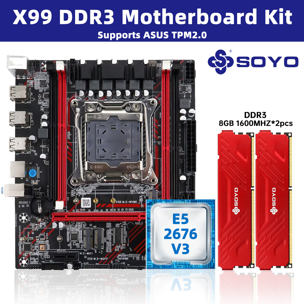 Pc Gaming Omen - SOYO X99 Motherboard Set Kit With