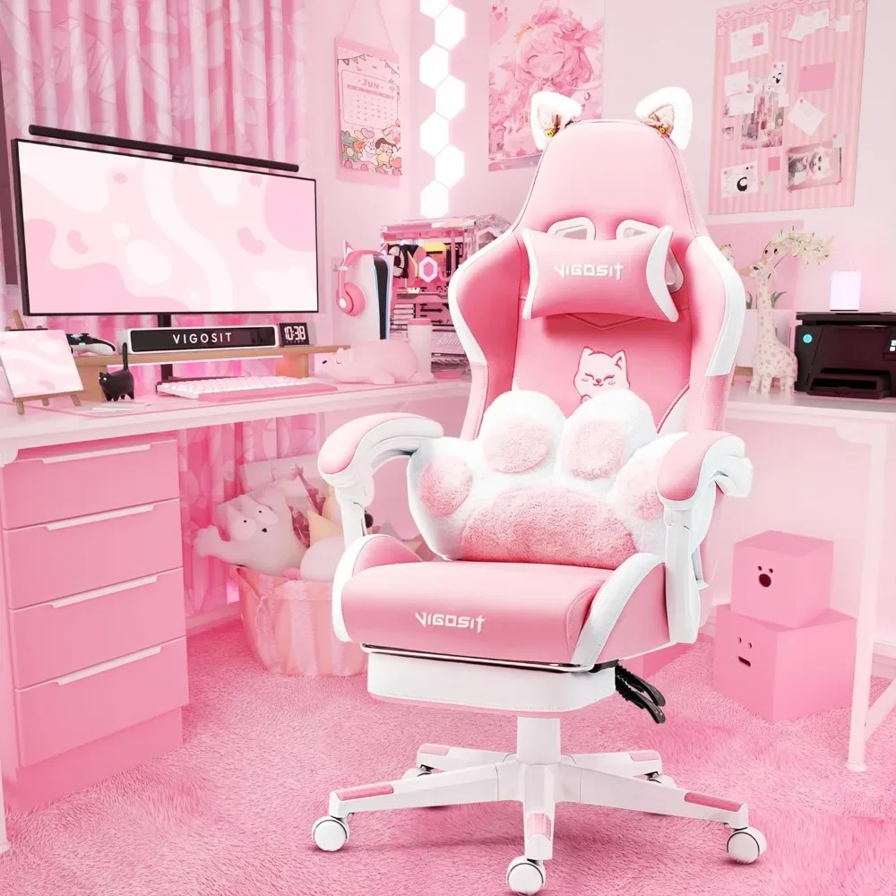 Computer Armchair Reclining PC - Pc Gaming Pink reseña y precio