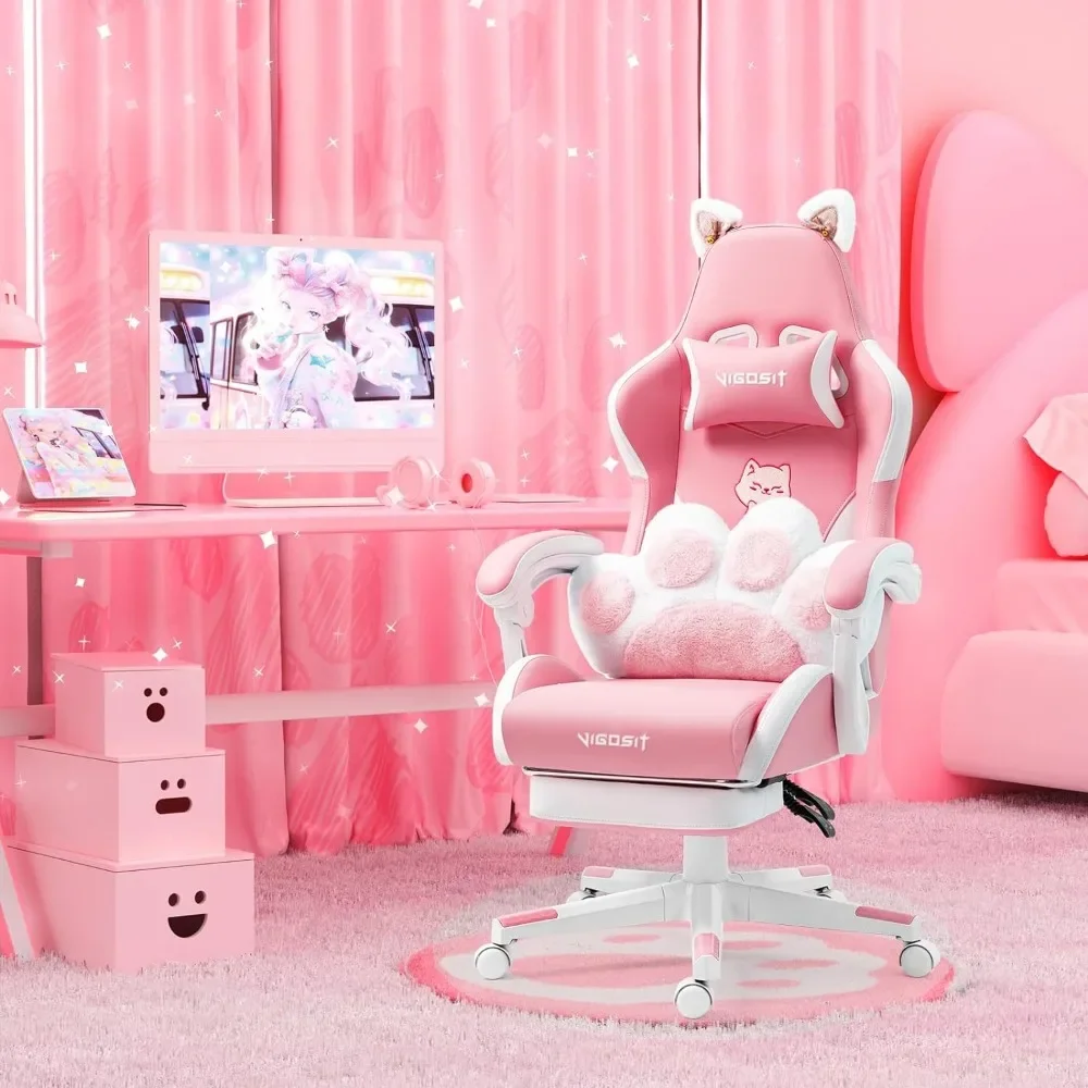 Computer Armchair Reclining PC - Pc Gaming Pink reseña y precio