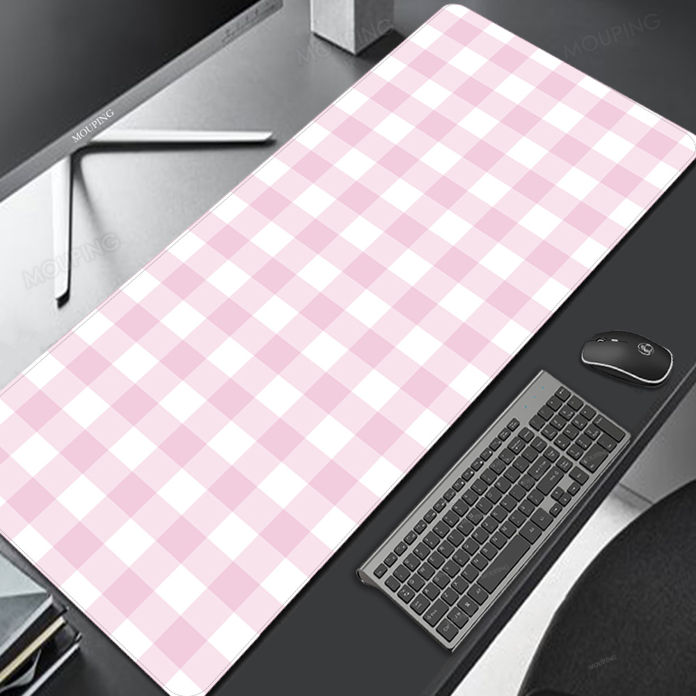 Pink Lattice Mouse Pad Kawaii  - Pc Gaming Pink reseña y precio