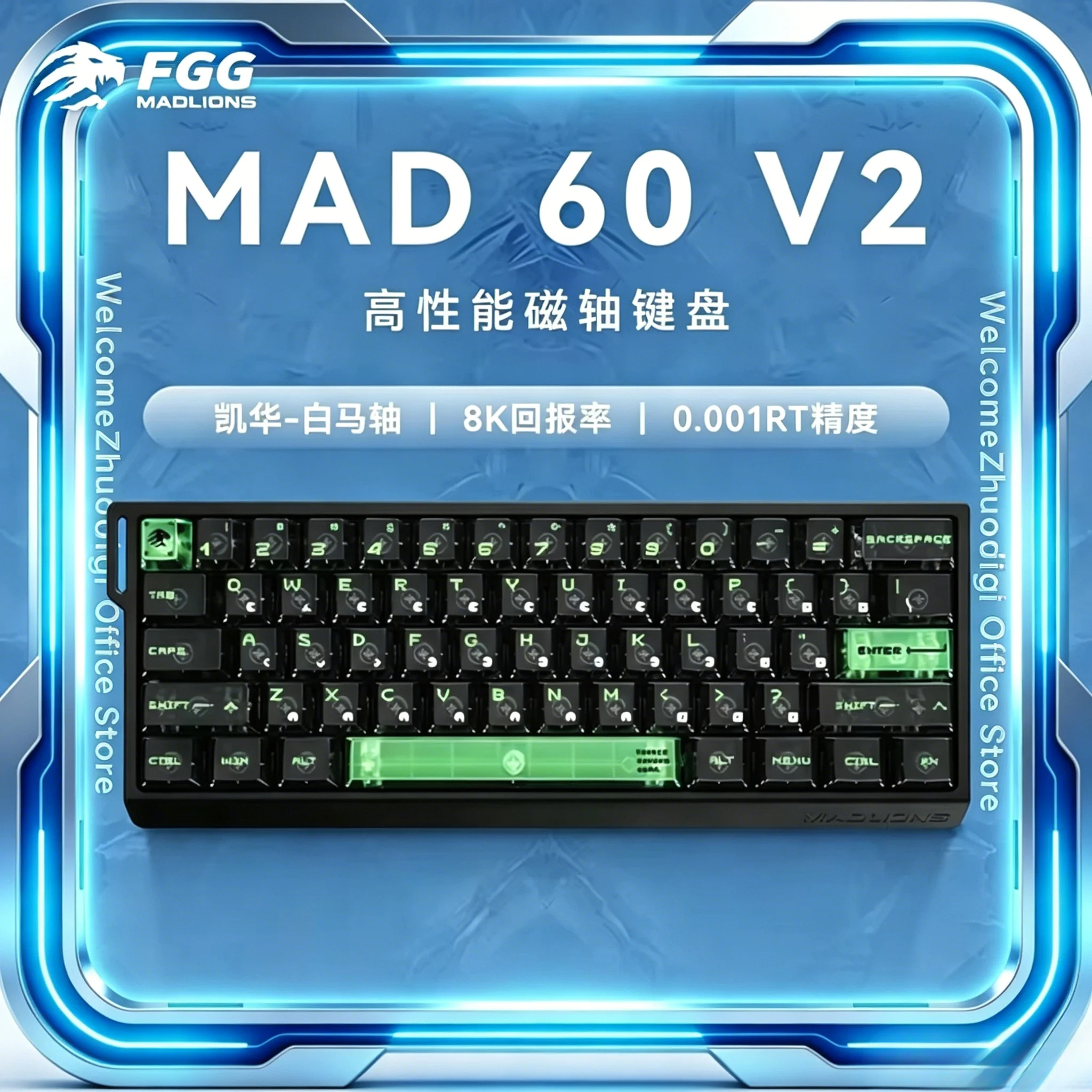 NEW FGG Madlions MAD60 V2 /MAD - Pc Gaming Keyboards reseña y precio