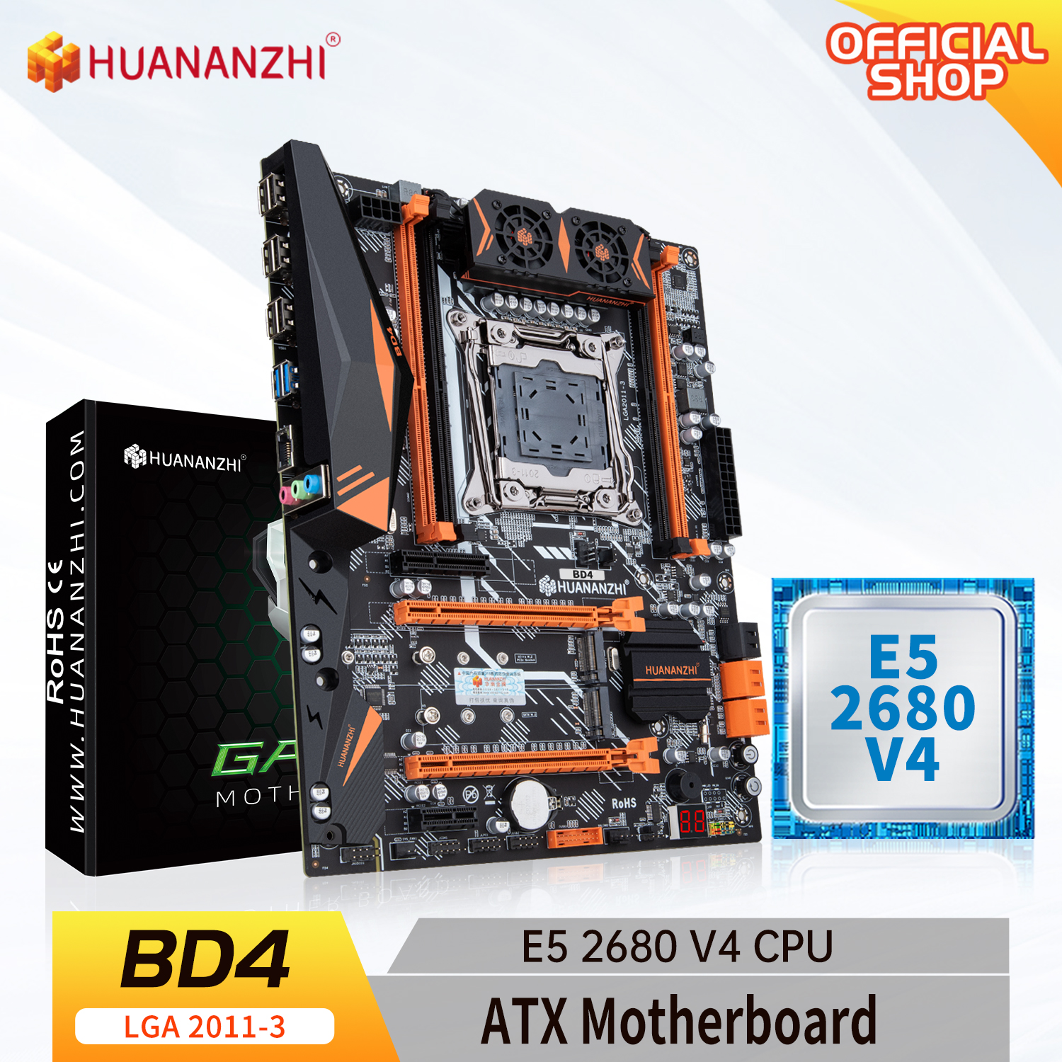 HUANANZHI X99 BD4 with E5 2680 - Pc Gaming Omen reseña y precio