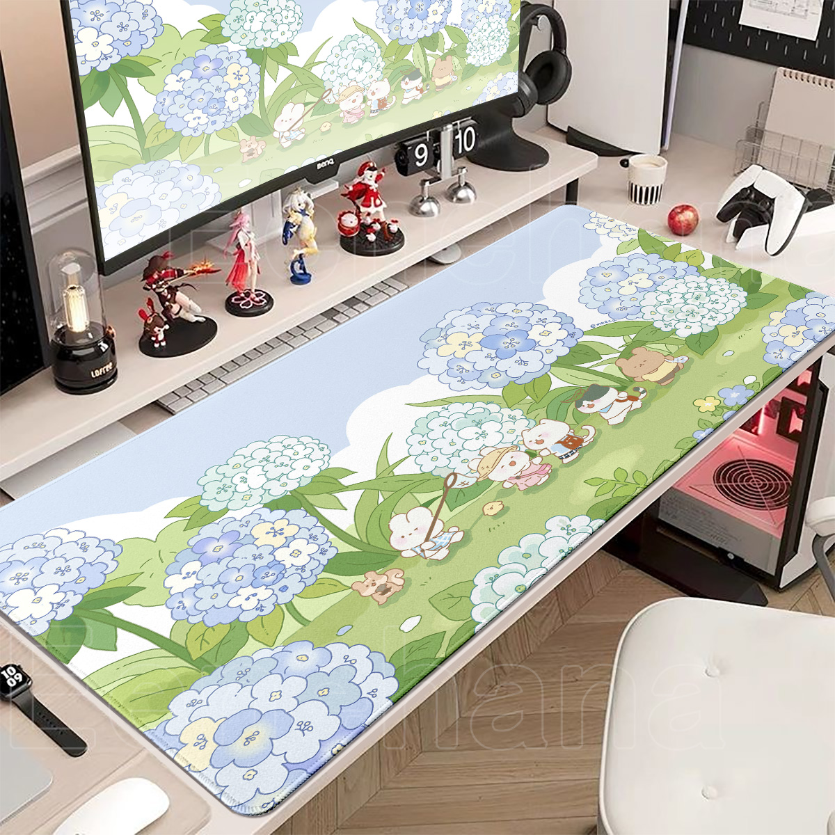 Spring Cute Rabbit Mouse Pad L - Pc Gaming Pink reseña y precio