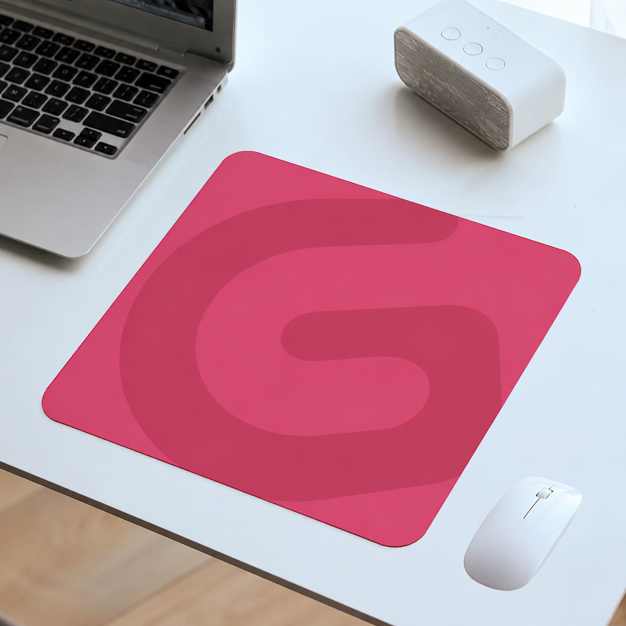 Generic Rubber Mouse Pad, Red/ - Pc Gaming Pink reseña y precio