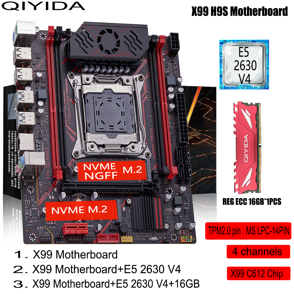 QIYIDA X99 H9S Motherboard Set - Pc Gaming Omen reseña y precio