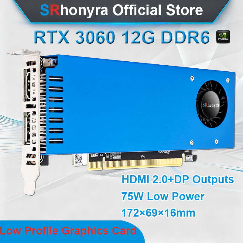 SRhonyra RTX 3060 12GB Low Pro - Pc Gaming Nvidia 3060 reseña y precio