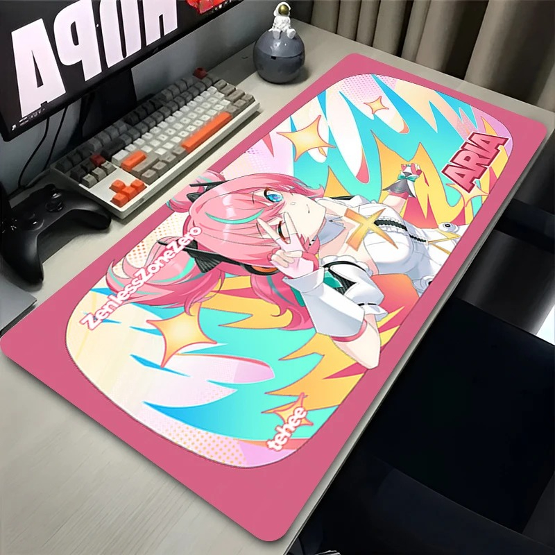 Anime Mouse Pad Gamer Computer - Pc Gaming Pink reseña y precio