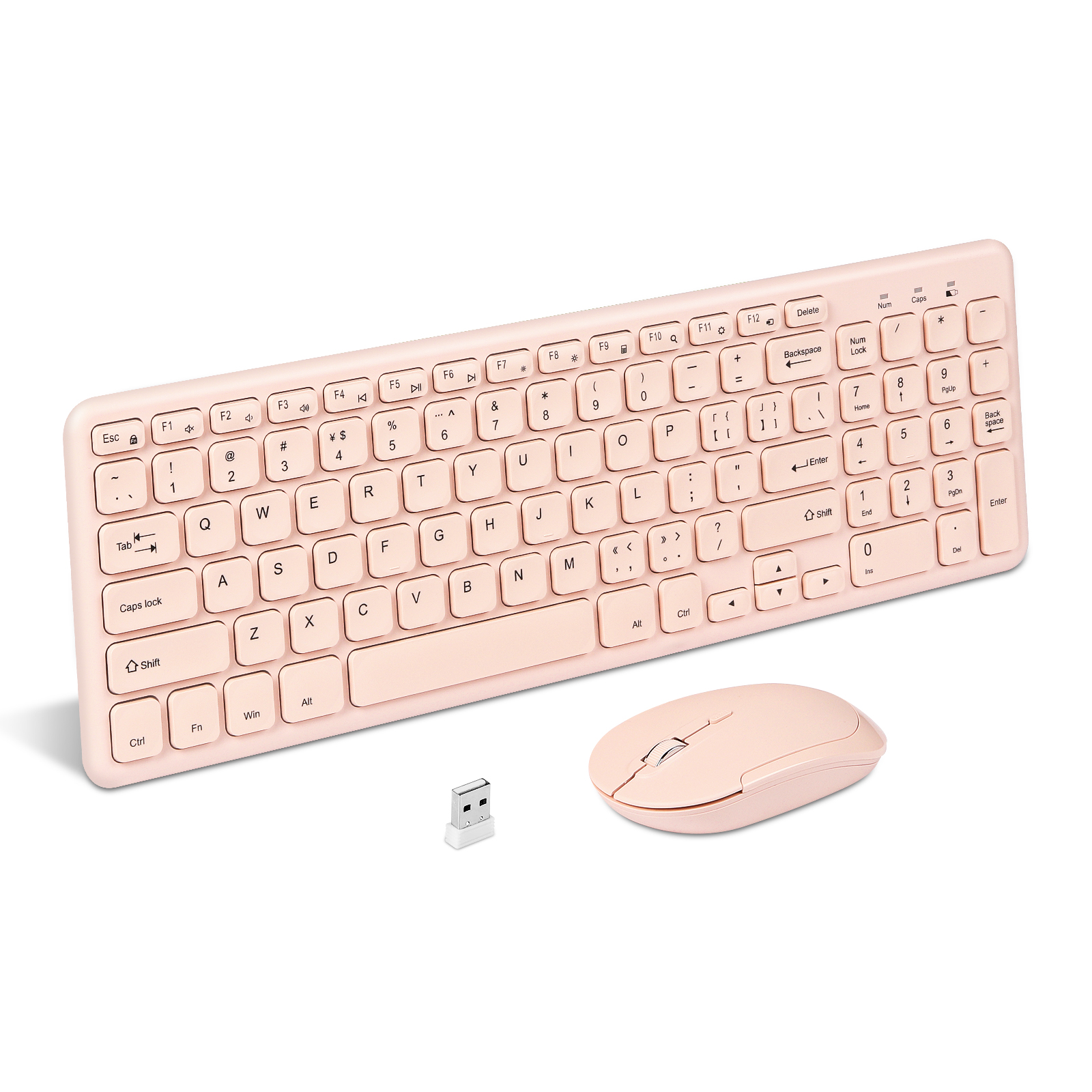 Fashion Wireless Keyboard and  - Pc Gaming Pink reseña y precio