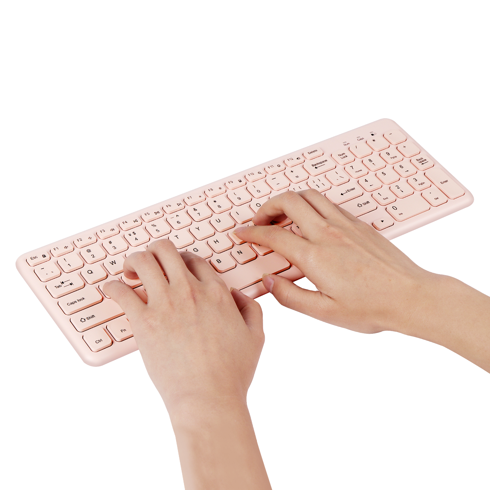 Fashion Wireless Keyboard and  - Pc Gaming Pink reseña y precio