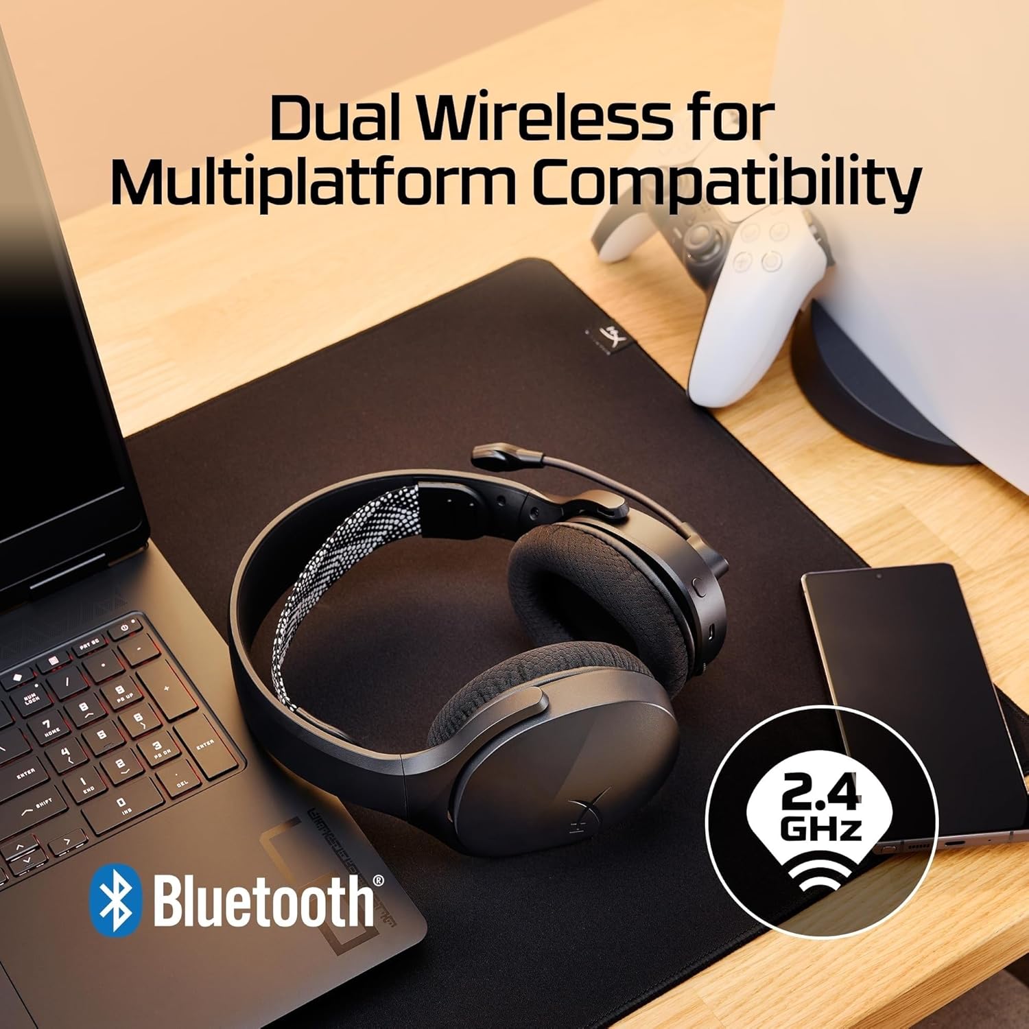 Dual Wireless Gaming Headset:  - Gaming Headset reseña y precio