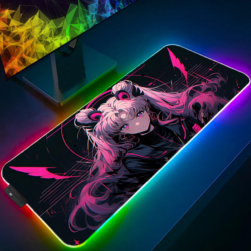 RGB Large Mouse Pad Gamer Keyb - Pc Gaming Pink reseña y precio