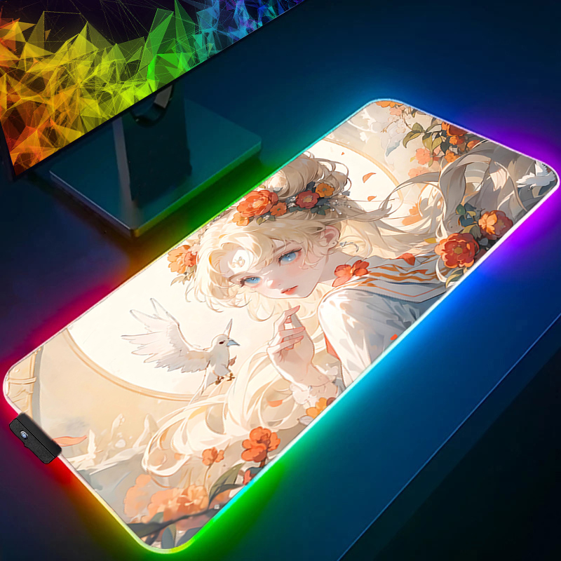 RGB Large Mouse Pad Gamer Keyb - Pc Gaming Pink reseña y precio