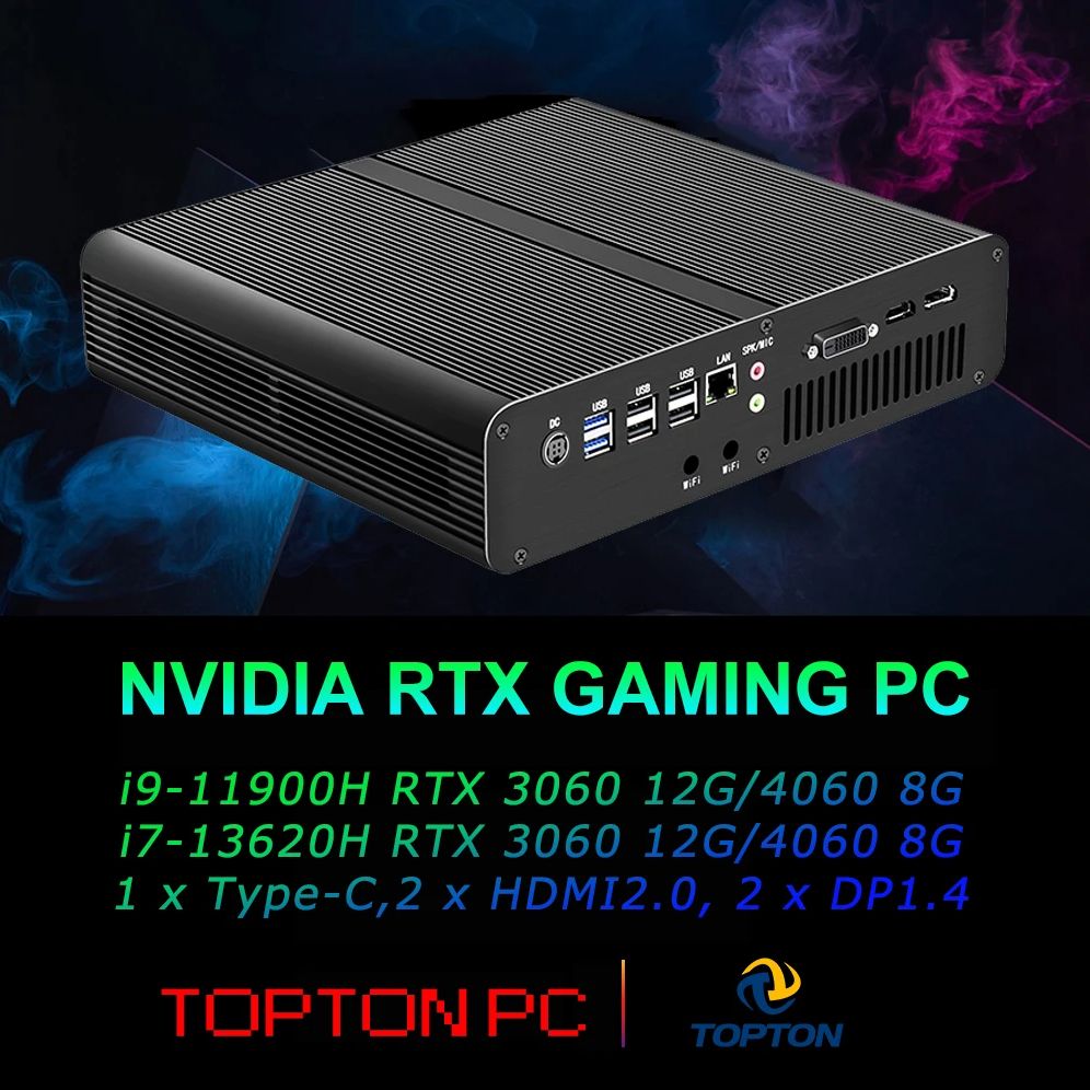 Topton V7 Gaming Mini PC Intel - Pc Gaming Nvidia 3060 reseña y precio