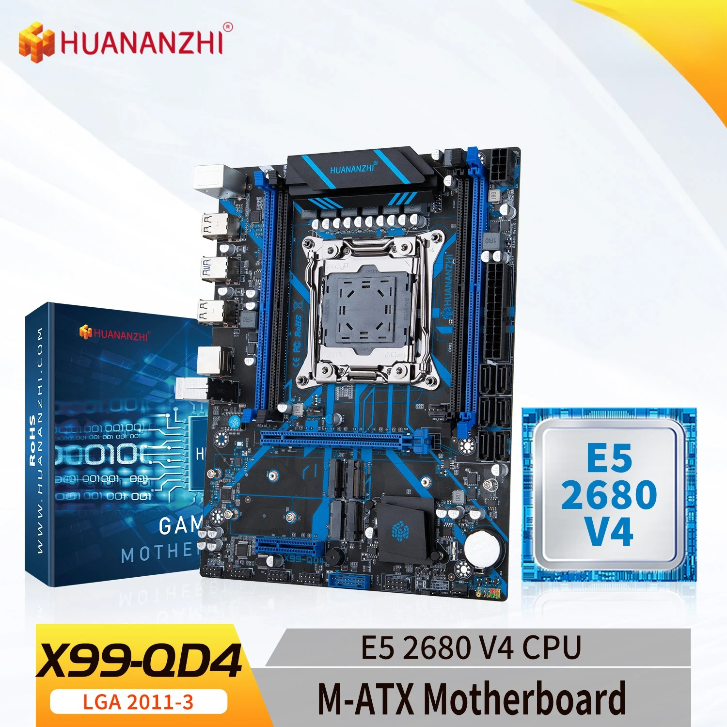 HUANANZHI X99 QD4 LGA 2011-3 X - Pc Gaming Omen reseña y precio