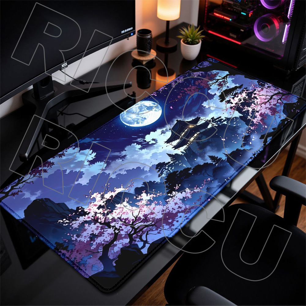 XXL Cherry Blossoms Desk Mat R - Pc Gaming Pink reseña y precio