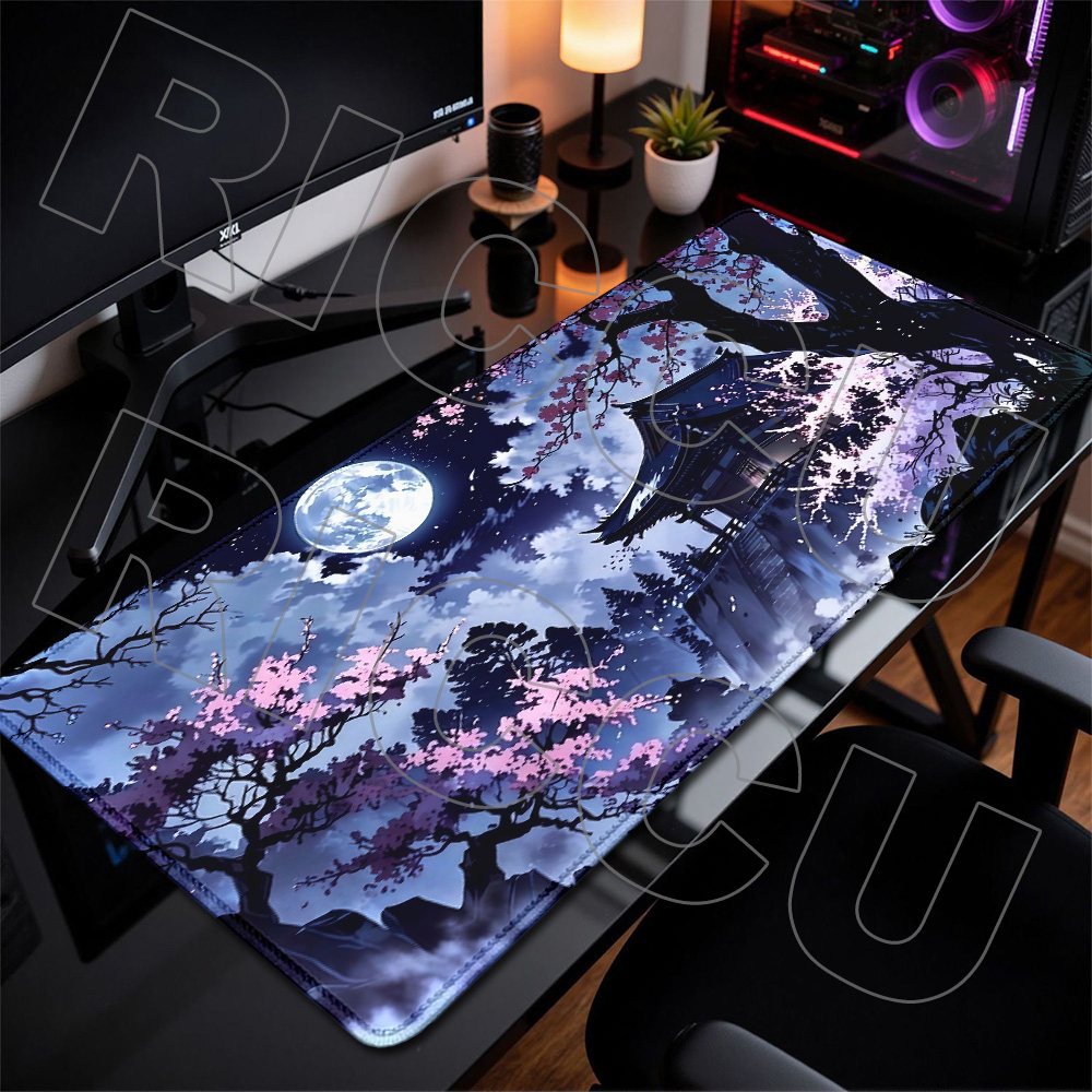 XXL Cherry Blossoms Desk Mat R - Pc Gaming Pink reseña y precio