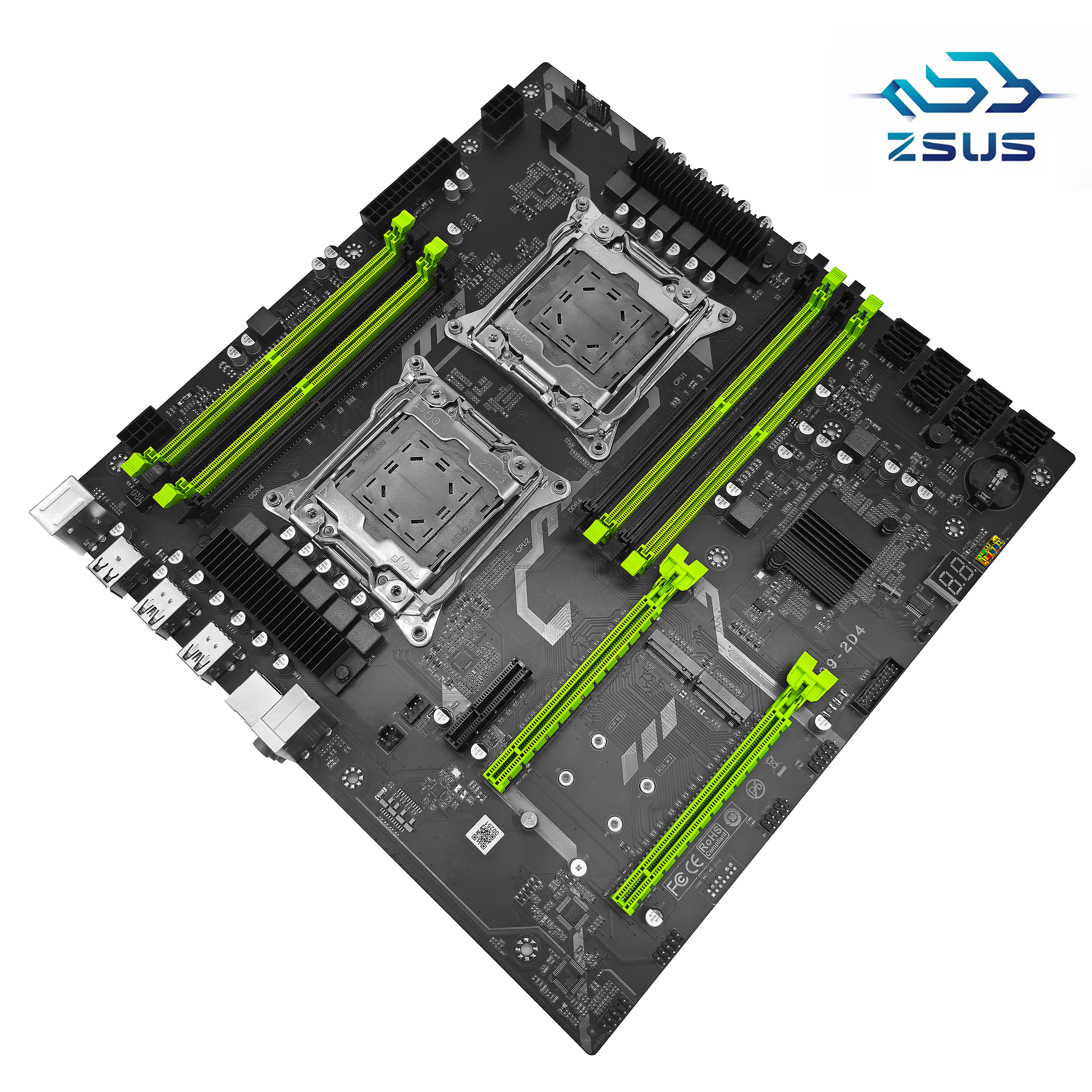 ZSUS X99 Dual Motherboard C612 - Pc Gaming Omen reseña y precio