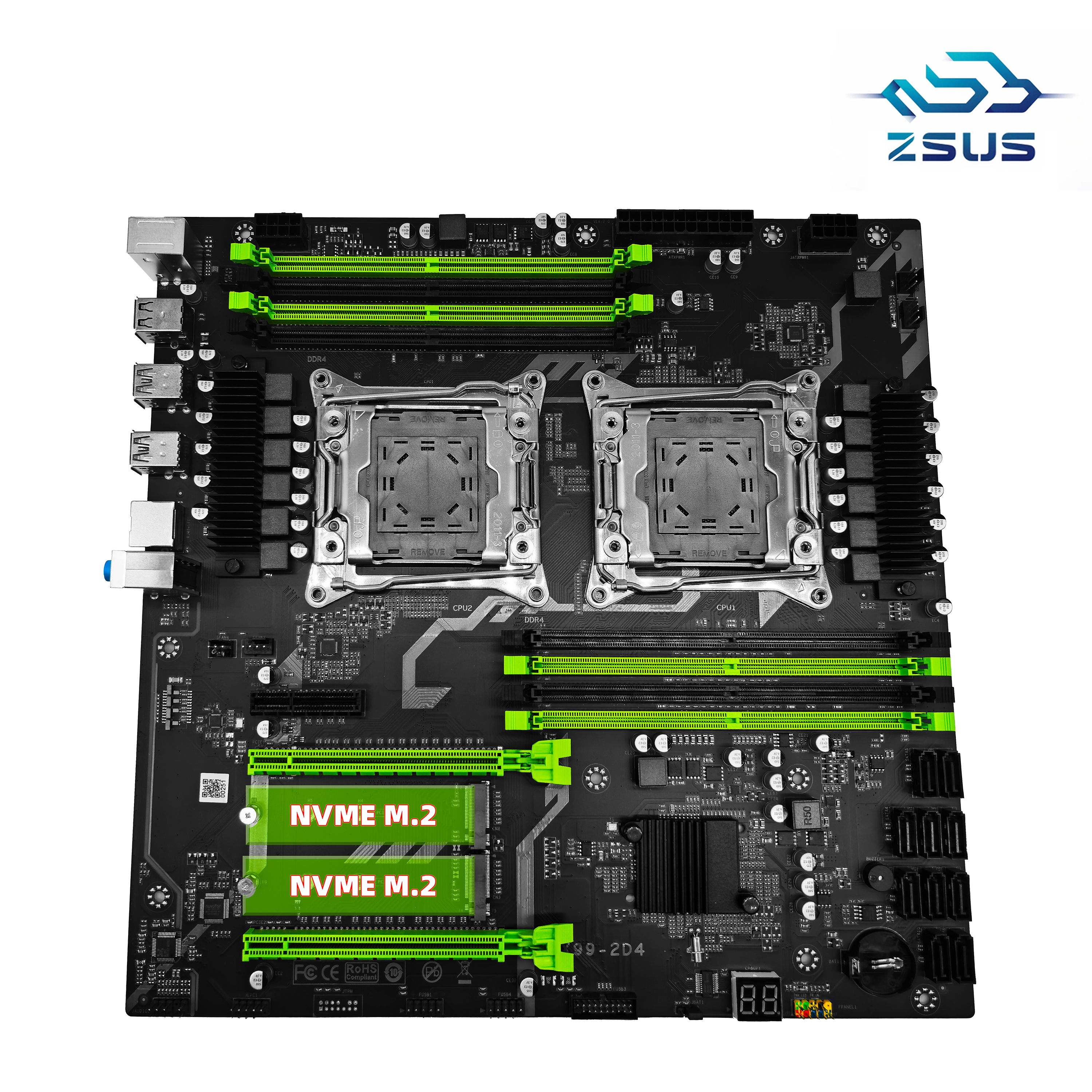 ZSUS X99 Dual Motherboard C612 - Pc Gaming Omen reseña y precio