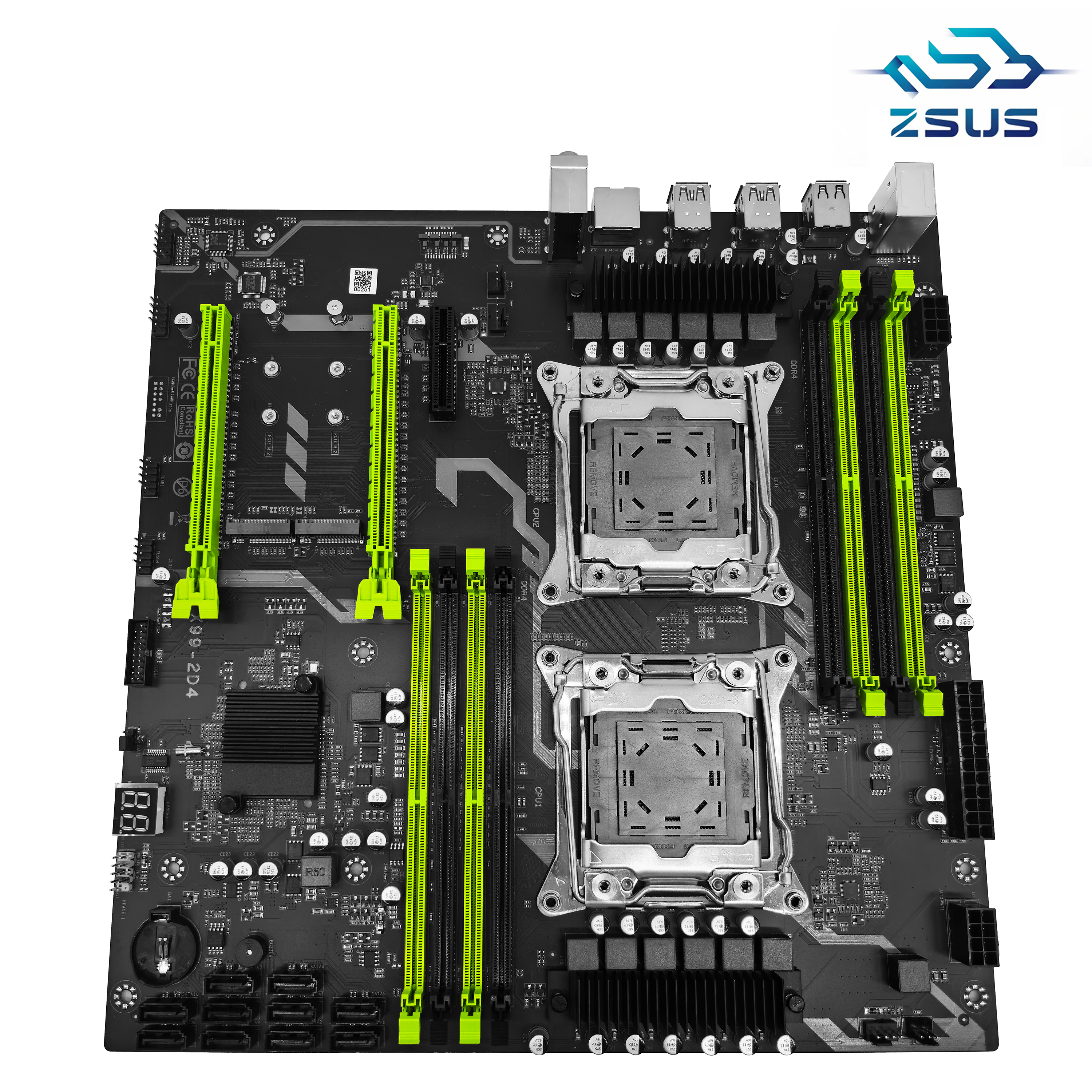 ZSUS X99 Dual Motherboard C612 - Pc Gaming Omen reseña y precio