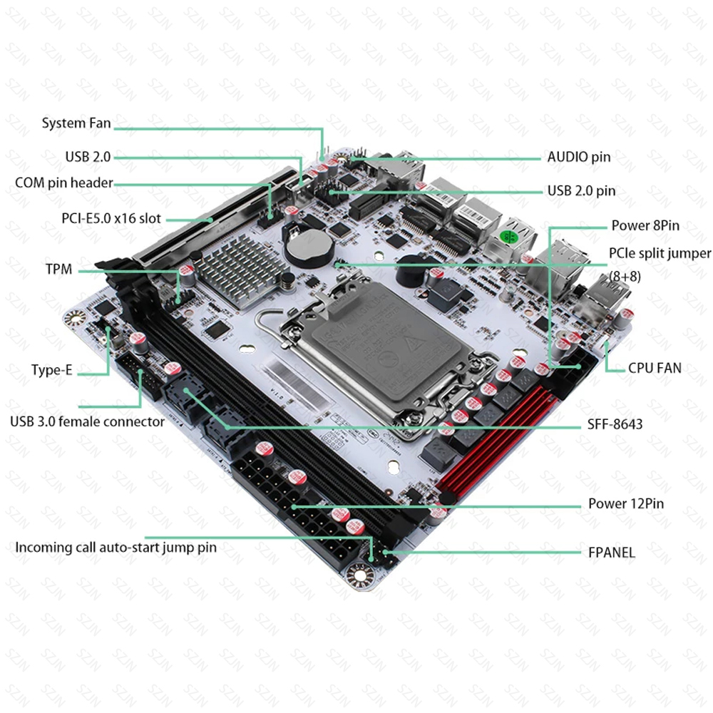 Q670 ITX NAS Motherboard Kit,  - Pc Gaming I7 14Th Gen reseña y precio