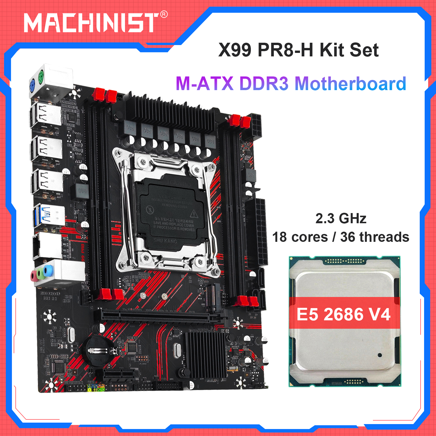 MACHINIST X99 PR8-H Motherboar - Pc Gaming Omen reseña y precio