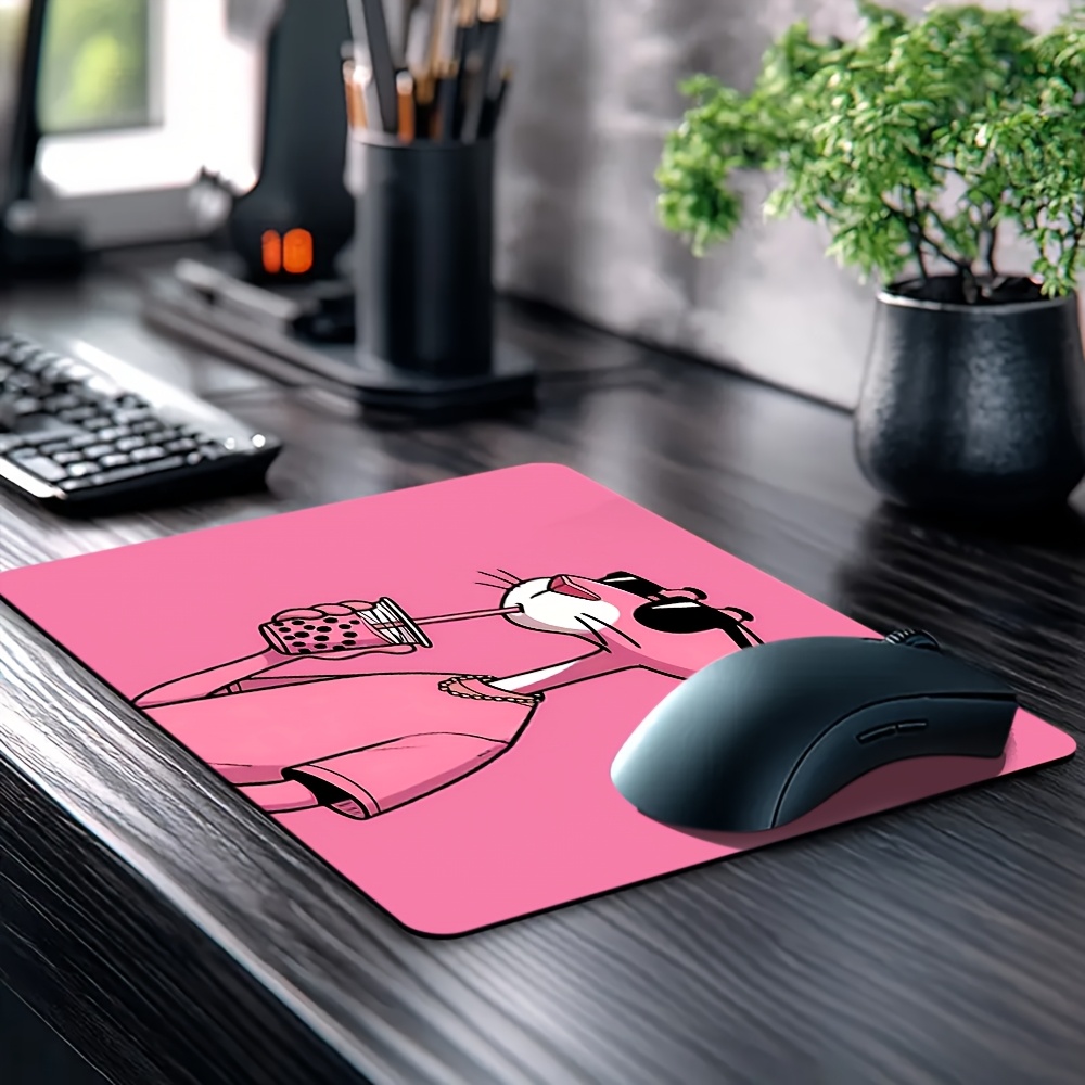 Non-Slip Mouse Pad with Cute P - Pc Gaming Pink reseña y precio