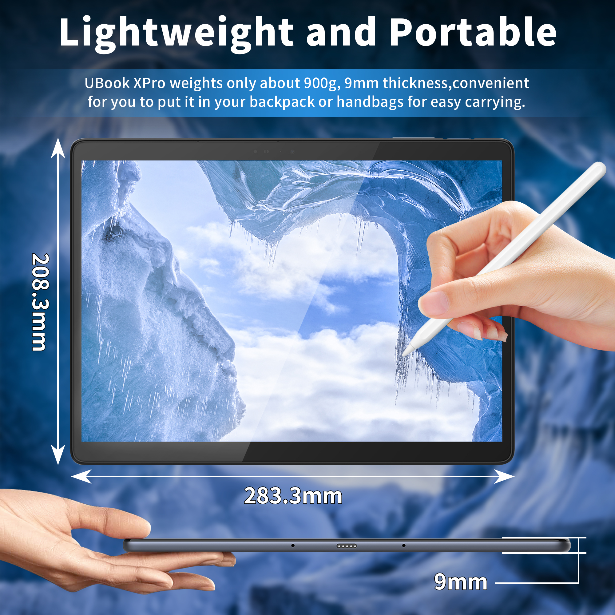 12.6 Inch IPS Touch Screen WiF - Pc Gaming Keyboards reseña y precio