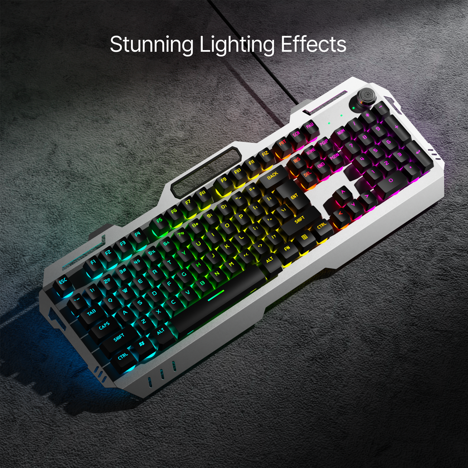 EWEADN Silent Gaming Keyboard, - Pc Gaming Keyboards reseña y precio