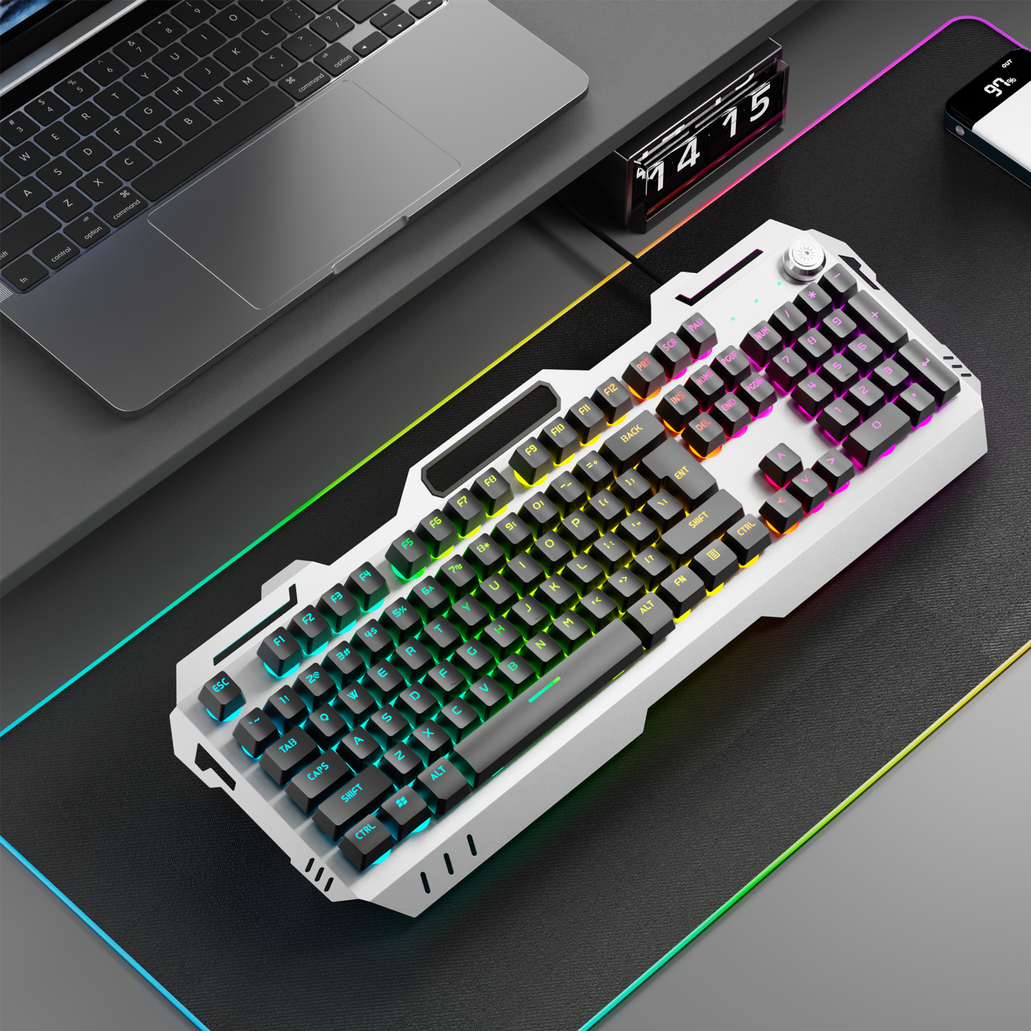 EWEADN Silent Gaming Keyboard, - Pc Gaming Keyboards reseña y precio