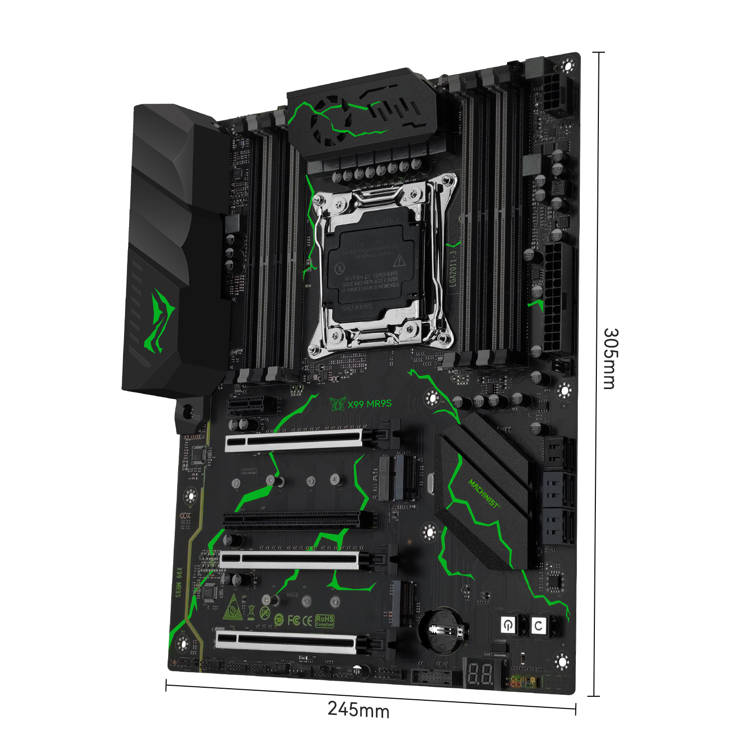 MACHINIST X99 MR9S ATX Motherb - Pc Gaming Omen reseña y precio